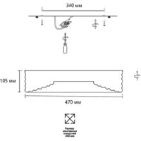Припотолочная люстра Sonex Macaron 7704/40L - Превью изображения №3 — Интернет-магазин Time-Shop