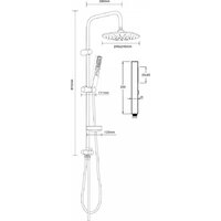 Душевая система  Agger Marine S002cr - Превью изображения №6 — Интернет-магазин Time-Shop