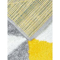 Ковровая дорожка Mafy 080 Melanarga 80x300 MF-0010 (серый/желтый) - Превью изображения №4 — Интернет-магазин Time-Shop