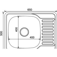 Кухонная мойка Mixline 528193 - Превью изображения №2 — Интернет-магазин Time-Shop