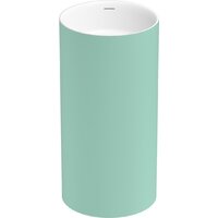 Wellsee Chalice Perfection 230620000 (отдельностоящий, без отверстия под смеситель, цвет матовый светло-зеленый/глянцевый белый)