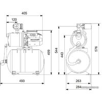 Насосная станция Grundfos JP 3-42 PT-H - Превью изображения №3 — Интернет-магазин Time-Shop