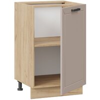 Шкаф напольный Трия Лорас 1Н5 (дуб крафт золотой/холст латте) - Превью изображения №2 — Интернет-магазин Time-Shop