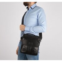 Сумка Poshete 252-6203-BLK (черный) - Превью изображения №2 — Интернет-магазин Time-Shop