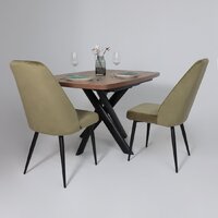 Стул Мамадома Leonard M (d12 Olive Lux/черный) - Превью изображения №4 — Интернет-магазин Time-Shop