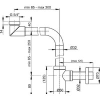 Сифон Alcaplast A403 - Превью изображения №2 — Интернет-магазин Time-Shop
