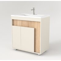  Дабер Тумба под умывальник 015 Тобага/Эридан 80 Т15.8Т.0.18 (бежевый/дуб бардолино) - Превью изображения №3 — Интернет-магазин Time-Shop