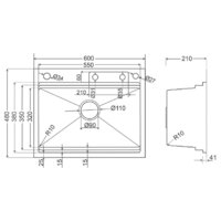 Кухонная мойка Roxen Stage Plus 560250-60B многофункциональная 8 в 1 (60*48/графит) - Превью изображения №21 — Интернет-магазин Time-Shop