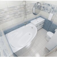 Ванна Triton Николь 160x100L (с каркасом, экраном и сифоном) - Превью изображения №3 — Интернет-магазин Time-Shop