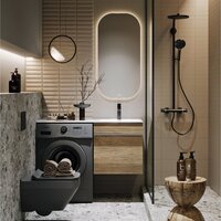  Aqwella Тумба под умывальник Terra L TER01051DB - Превью изображения №6 — Интернет-магазин Time-Shop