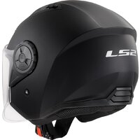 Мотошлем LS2 OF616 Airflow 2 Solid (XS, черный матовый) - Превью изображения №7 — Интернет-магазин Time-Shop