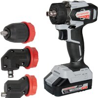 Интерскол ДА-13/18ВК 45 Комби (с 2-мя АКБ, насадки, кейс)