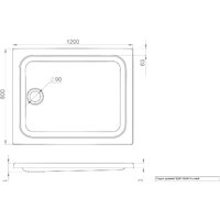 Душевой поддон Triton ПД26 120x80 - Превью изображения №2 — Интернет-магазин Time-Shop