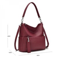 Женская сумка Mironpan 6011 (темно-красный) - Превью изображения №5 — Интернет-магазин Time-Shop