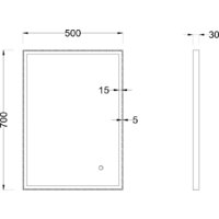  Roxen Зеркало Sigma 510210-50GM 50x70 - Превью изображения №6 — Интернет-магазин Time-Shop