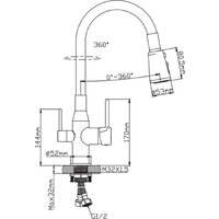 Смеситель Diadonna D49-19053QH - Превью изображения №2 — Интернет-магазин Time-Shop