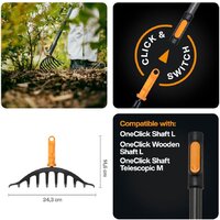 Грабли зубчатые Fiskars 1080676 - Превью изображения №4 — Интернет-магазин Time-Shop