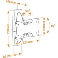 Кронштейн для телевизора Holder LCDS-5062 - Превью изображения №2 — Интернет-магазин Time-Shop