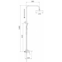 Душевая система  Shevanik S8336 - Превью изображения №2 — Интернет-магазин Time-Shop