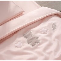 Детский комплект постельного белья Perina Teddy Sateen Collection ТДСК6-01.7 (розовый) - Превью изображения №7 — Интернет-магазин Time-Shop