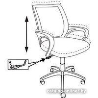 Офисное кресло Бюрократ CH-695NLT (зеленый TW-03 TW-30 сетка/ткань) - Превью изображения №10 — Интернет-магазин Time-Shop