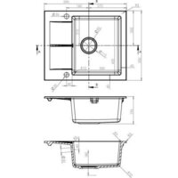 Кухонная мойка Berg Hobart BRQ1411A - Превью изображения №3 — Интернет-магазин Time-Shop