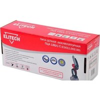 Аккумуляторная пила ELITECH ПЦА 18БЛ/С E1611.002.00 (без АКБ) - Превью изображения №13 — Интернет-магазин Time-Shop