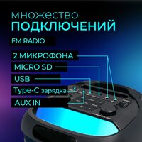 Беспроводная колонка Ginzzu GM-117 - Превью изображения №10 — Интернет-магазин Time-Shop