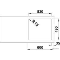 Кухонная мойка Blanco Solis 500-IF/A 526124 (полированная) - Превью изображения №3 — Интернет-магазин Time-Shop