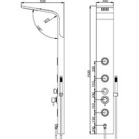 Душевая панель RGW SP-04 B - Превью изображения №7 — Интернет-магазин Time-Shop