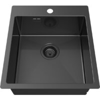 Кухонная мойка Aquasanita Aira AIR 100 X-T (графит) - Превью изображения №2 — Интернет-магазин Time-Shop