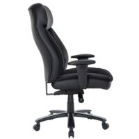 Офисное кресло CHAIRMAN CH414 (экокожа/ткань черный) - Превью изображения №3 — Интернет-магазин Time-Shop