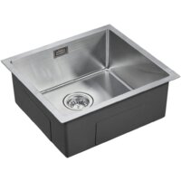 Кухонная мойка Paulmark Aller 48 Uni PM804844-BS (стальной/брашированная сталь) - Превью изображения №2 — Интернет-магазин Time-Shop