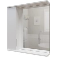  Mixline Шкаф с зеркалом Лайн 60 553010 (левый, с подсветкой) - Превью изображения №2 — Интернет-магазин Time-Shop