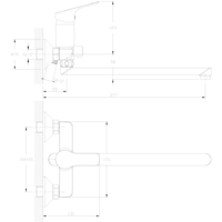 Смеситель Rossinka Silvermix RS29-33 - Превью изображения №2 — Интернет-магазин Time-Shop