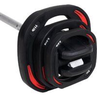 Штанга Atlas Sport металлическая с обрезиненными дисками 20 кг - Превью изображения №5 — Интернет-магазин Time-Shop