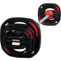 Штанга Atlas Sport металлическая с обрезиненными дисками 20 кг - Превью изображения №4 — Интернет-магазин Time-Shop