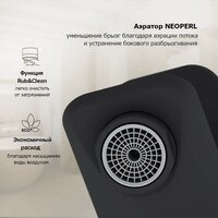 Смеситель AM.PM F88A10022 (черный) - Превью изображения №5 — Интернет-магазин Time-Shop