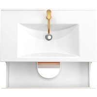  ЗОВ Тумба с умывальником Лира 100 L100MW0MTGVG-OL100 (тальк) - Превью изображения №2 — Интернет-магазин Time-Shop