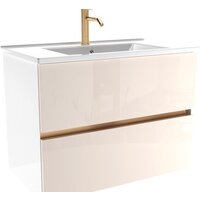 ЗОВ Тумба с умывальником Лира 100 L100MW0MTGVG-OL100 (тальк)