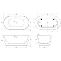 Ванна BelBagno BB413-1500-800 - Превью изображения №5 — Интернет-магазин Time-Shop