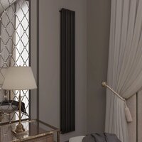 Faberg Garmonia 2/25 (8 секций, черный матовый RAL-9005)