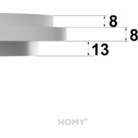 Вентиляционная решетка HOMY AIR Lite круглый AL100BT d150 (черная) - Превью изображения №9 — Интернет-магазин Time-Shop