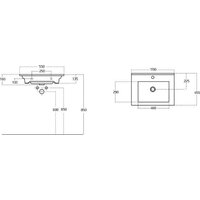  Гамма Тумба 23оф8-У 55 с умывальником Атриа-9055 - Превью изображения №4 — Интернет-магазин Time-Shop