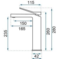 Смеситель Rea Duet REA-B4414 (черный) - Превью изображения №5 — Интернет-магазин Time-Shop
