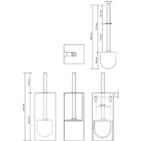 Ершик для унитаза Bemeta Niva 101113091 - Превью изображения №2 — Интернет-магазин Time-Shop