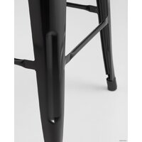 Стул Stool Group Tolix Wood со спинкой YD-H765E-W LG-01 (черный глянцевый/темное дерево) - Превью изображения №9 — Интернет-магазин Time-Shop