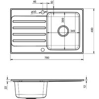 Кухонная мойка Quadron FUS_K7848BE - Превью изображения №4 — Интернет-магазин Time-Shop