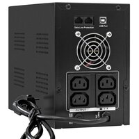 Источник бесперебойного питания ExeGate SpecialPro UNB-2200.LED.AVR.4C13.RJ.USB EX292612RUS - Превью изображения №2 — Интернет-магазин Time-Shop