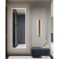 Зеркало EMZE Line 200x70 LINE.200.70.BEL (белый) - Превью изображения №2 — Интернет-магазин Time-Shop